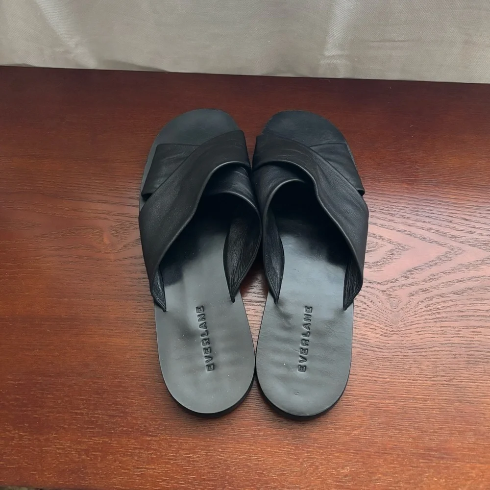 Everlane Black Day Crossover Sandal - Picture 3 of 5